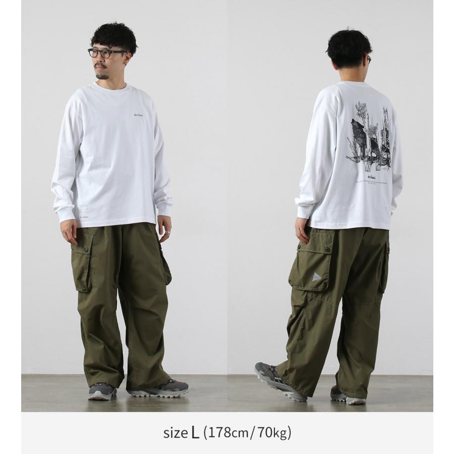 WILDTHINGS（ワイルドシングス） ノワート ハウリングウルフ ロングスリーブTシャツ / メンズ 長袖 ロンT プリント グラフィック | WILD THINGS | 05