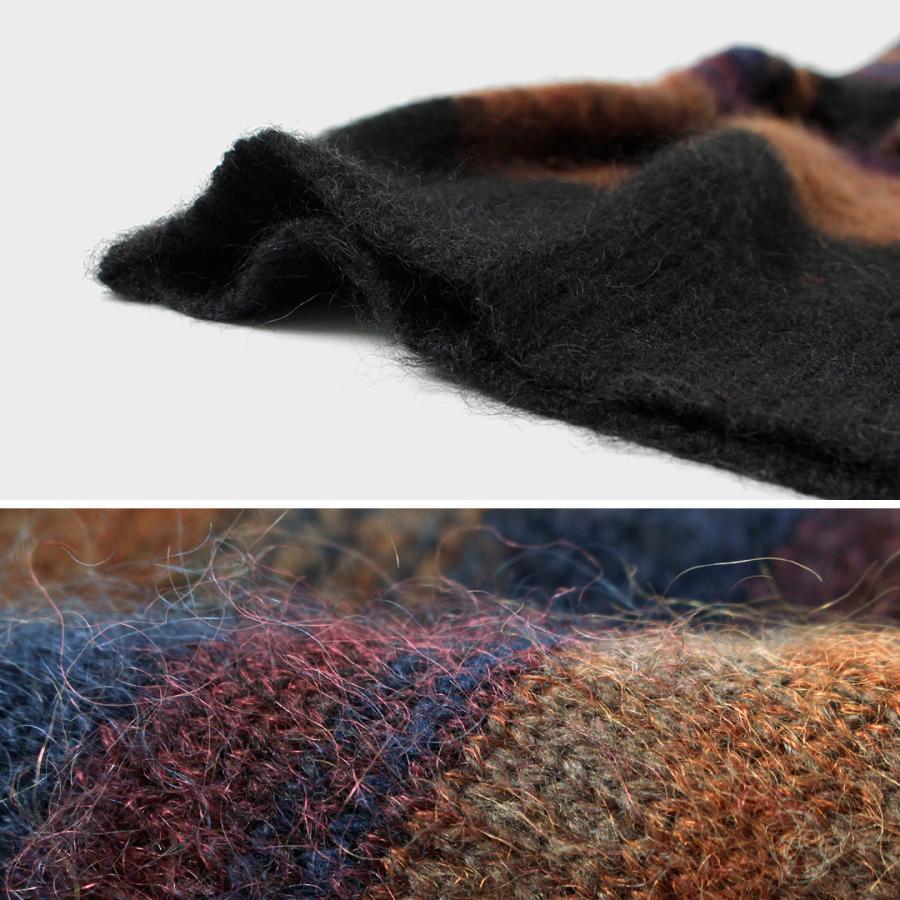 WAX LONDON（ワックスロンドン） ワイルド クルー ニット ブラッシュストライプ / セーター クルーネック ウール ボーダー | WAX LONDON | 04