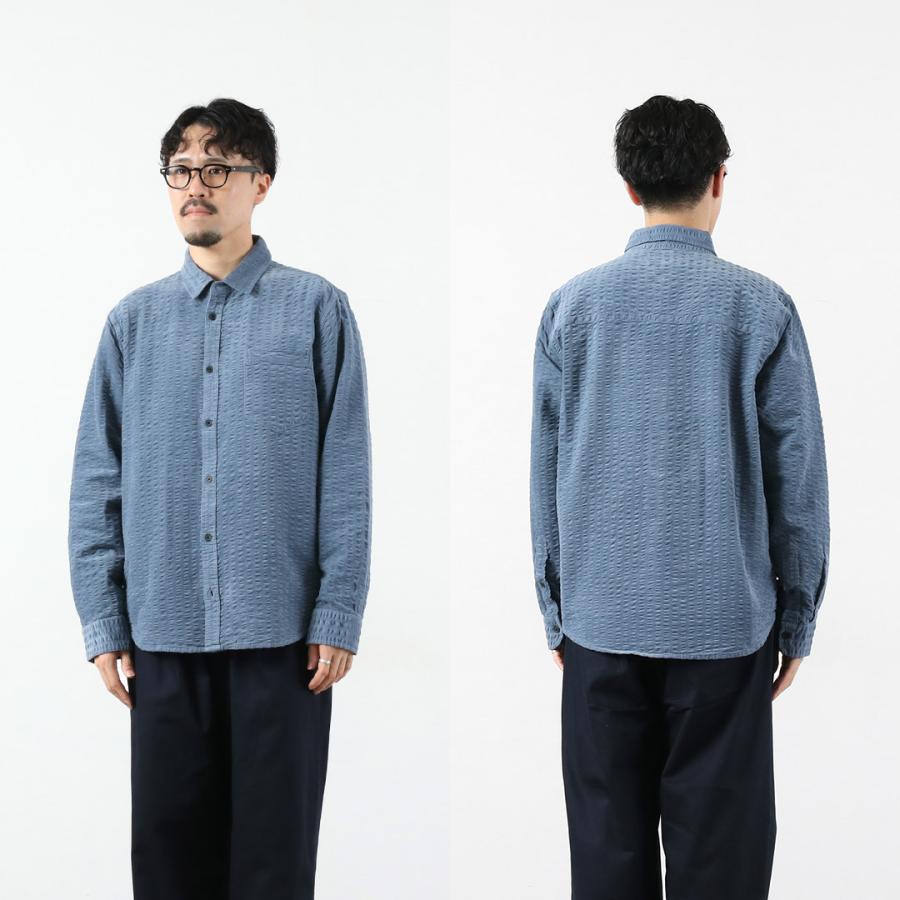 WAX LONDON（ワックスロンドン） シェリーシャツ シアサッカーコード / メンズ トップス コーデュロイ | WAX LONDON | 13