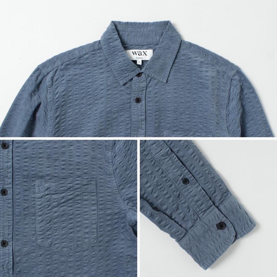 WAX LONDON（ワックスロンドン） シェリーシャツ シアサッカーコード / メンズ トップス コーデュロイ | WAX LONDON | 14