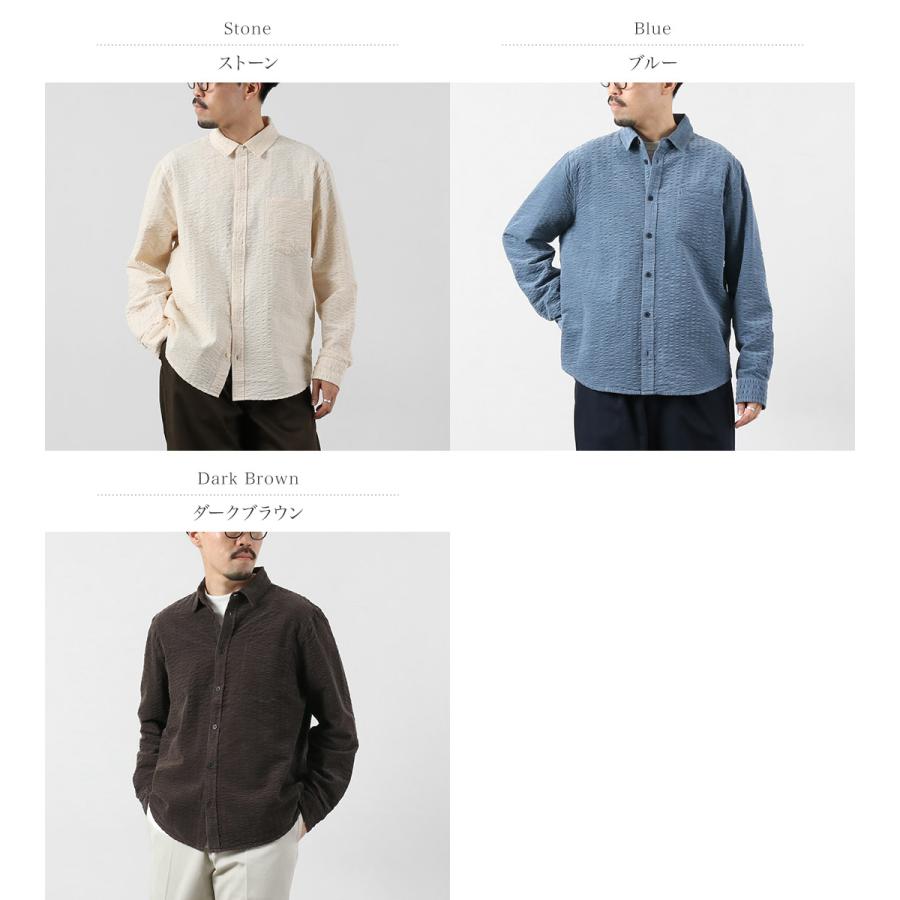 WAX LONDON（ワックスロンドン） シェリーシャツ シアサッカーコード / メンズ トップス コーデュロイ | WAX LONDON | 04