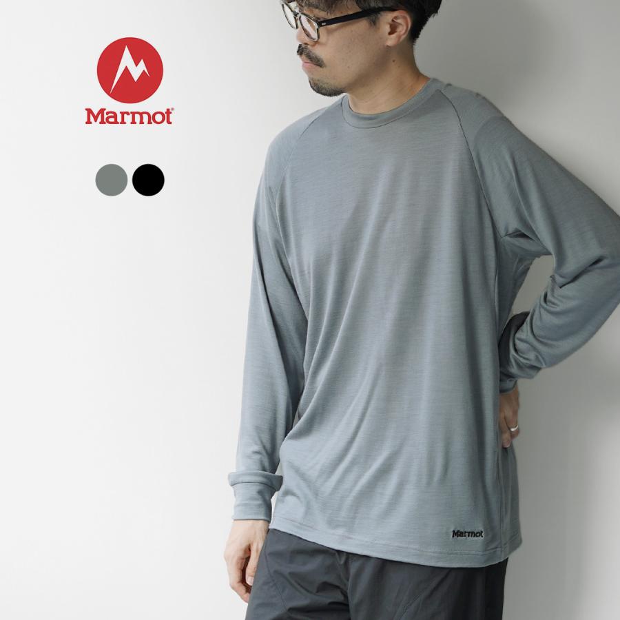MARMOT（マーモット） メリノウール ロングスリーブTシャツ / カットソー ロンT 長袖 登山 インナー | Marmot