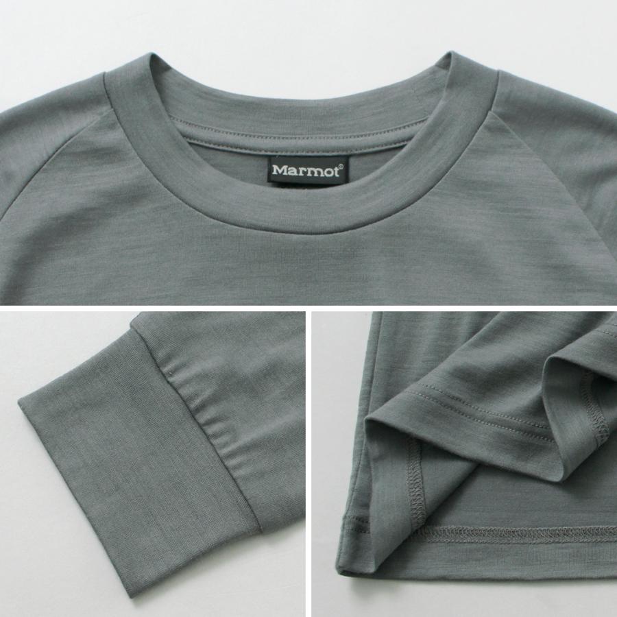 MARMOT（マーモット） メリノウール ロングスリーブTシャツ / カットソー ロンT 長袖 登山 インナー | Marmot | 14