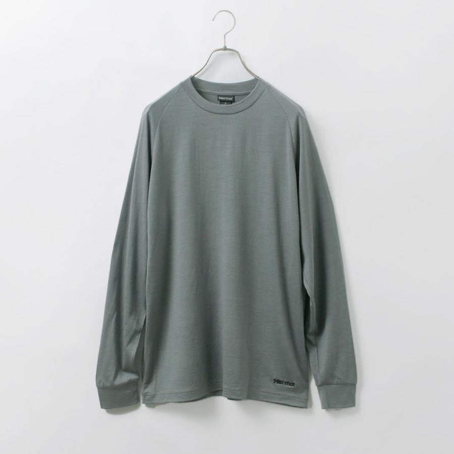 MARMOT（マーモット） メリノウール ロングスリーブTシャツ / カットソー ロンT 長袖 登山 インナー | Marmot | 04