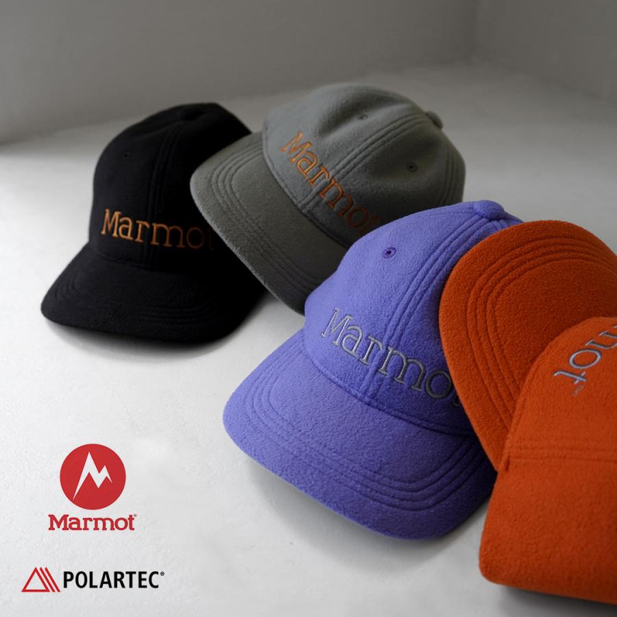 MARMOT（マーモット） ポーラライト アーカイブロゴキャップ / メンズ 帽子 ポーラテック 防寒 軽量 保温 通気性 アウトドア | Marmot