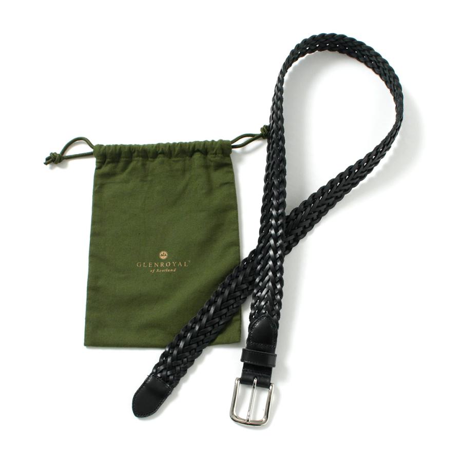 GLENROYAL（グレンロイヤル） ブライドルレザー メッシュベルト / メンズ ベルト フリーサイズ 本革 MESH BELT | TORY LEATHER | 06