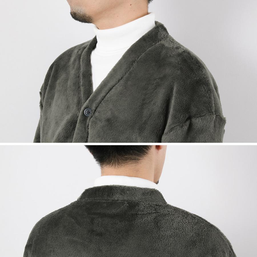 AXESQUIN（アクシーズクイン） ポーラテック ハイロフト ボタンカーディガン / ジャケット ライトアウター メンズ ボア | AXESQUIN | 09