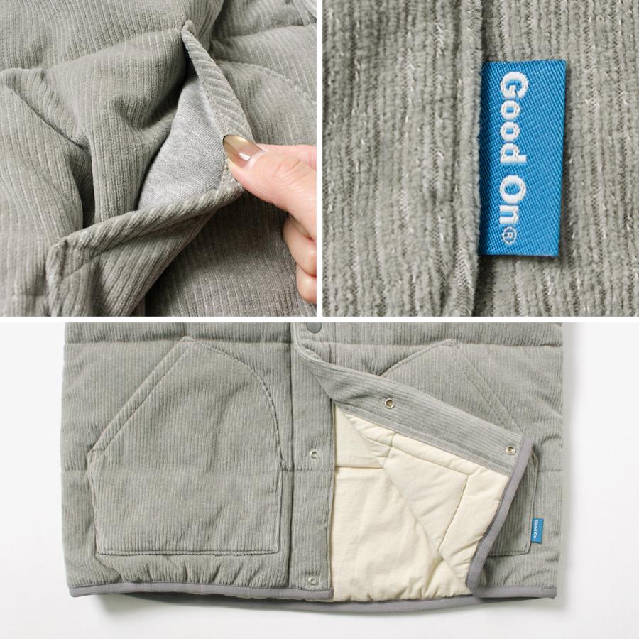 GOOD ON（グッドオン） ニットコーデュロイ ポカポカベスト 光電子 / メンズ 中綿 日本製 | GOOD ON | 16