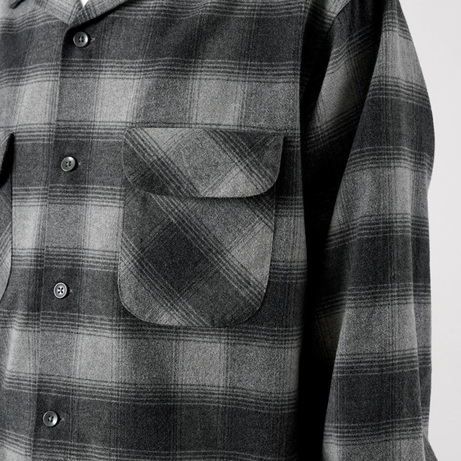 PENDLETON（ペンドルトン） ネルチェック オープンカラーシャツ / トップス メンズ 長袖 柄シャツ オンブレ | PENDLETON | 14