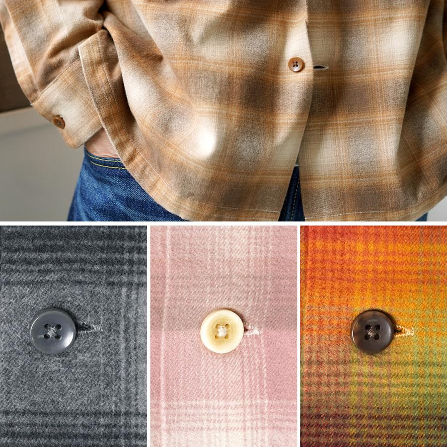 PENDLETON（ペンドルトン） ネルチェック オープンカラーシャツ / トップス メンズ 長袖 柄シャツ オンブレ | PENDLETON | 13