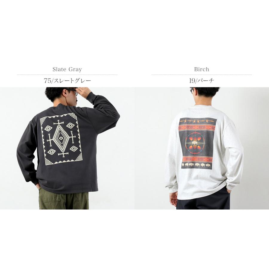 PENDLETON（ペンドルトン） バックプリント ロングスリーブTシャツ / メンズ トップス ロンT 長袖 綿 コットン Print LS Tee | PENDLETON | 03