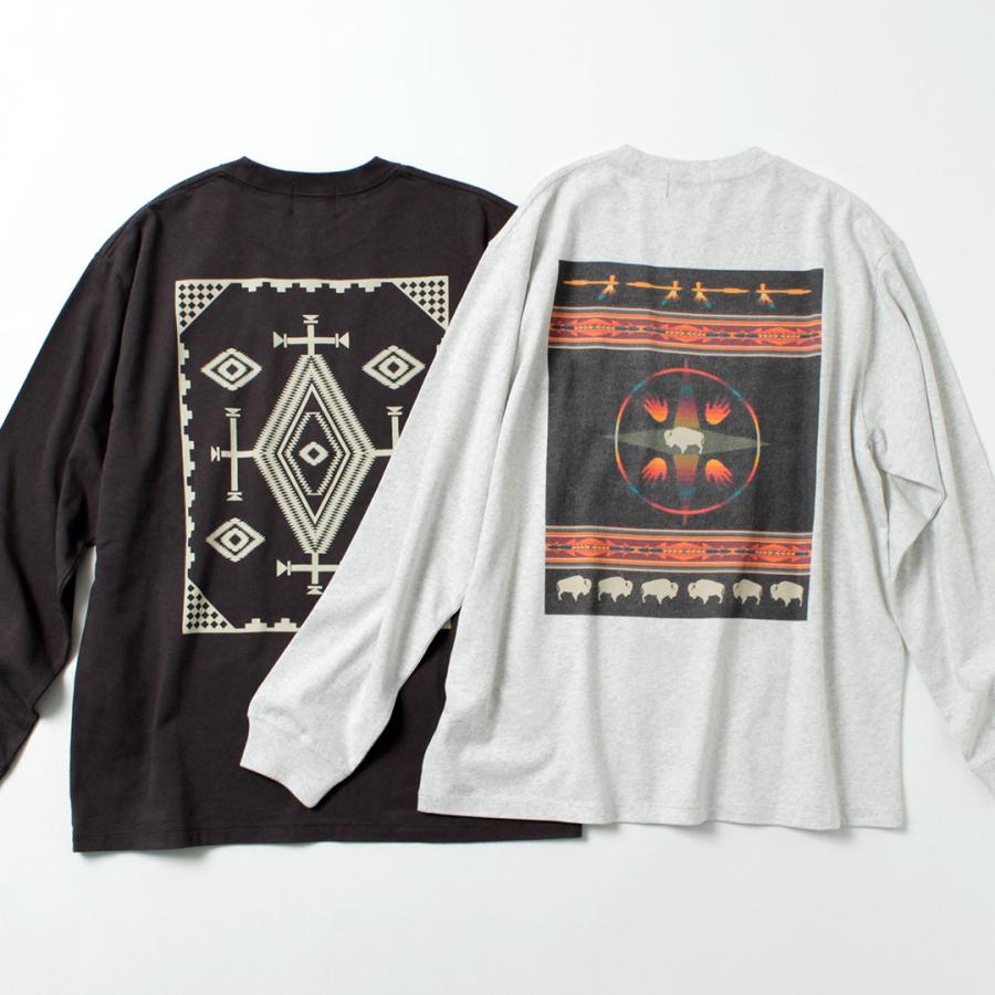PENDLETON（ペンドルトン） バックプリント ロングスリーブTシャツ / メンズ トップス ロンT 長袖 綿 コットン Print LS Tee | PENDLETON | 06