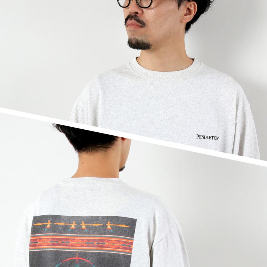 PENDLETON（ペンドルトン） バックプリント ロングスリーブTシャツ / メンズ トップス ロンT 長袖 綿 コットン Print LS Tee | PENDLETON | 08