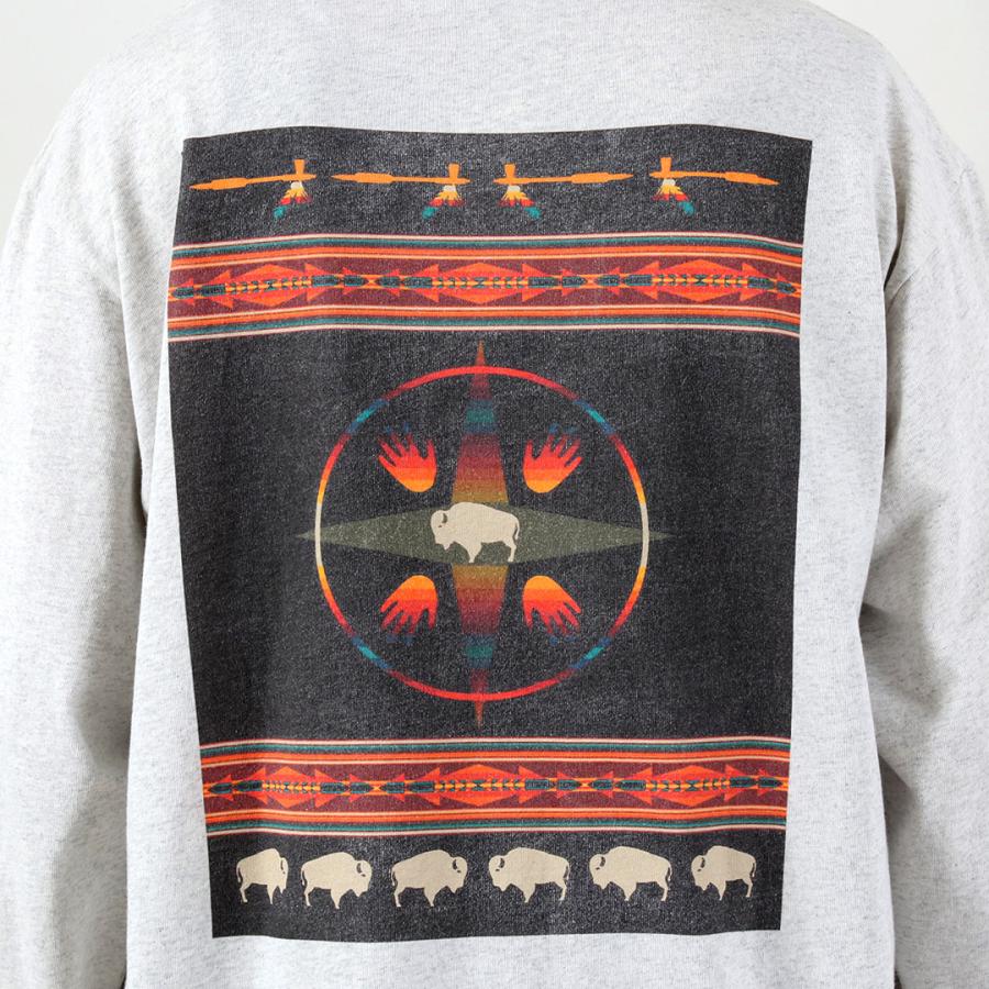 PENDLETON（ペンドルトン） バックプリント ロングスリーブTシャツ / メンズ トップス ロンT 長袖 綿 コットン Print LS Tee | PENDLETON | 10