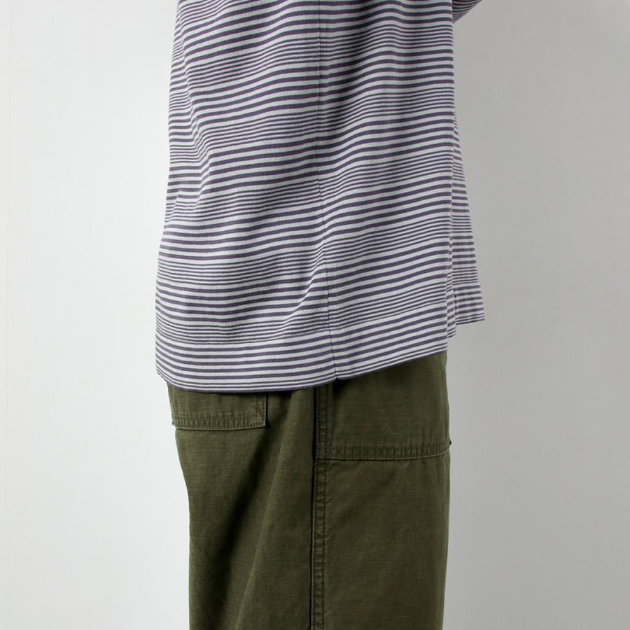 RYE TENDER（ライテンダー） マーサー ロングスリーブ ニットTシャツ / 長袖 メンズ ボーダー コットンニット MERCER L/S TEE | RYE TENDER | 15