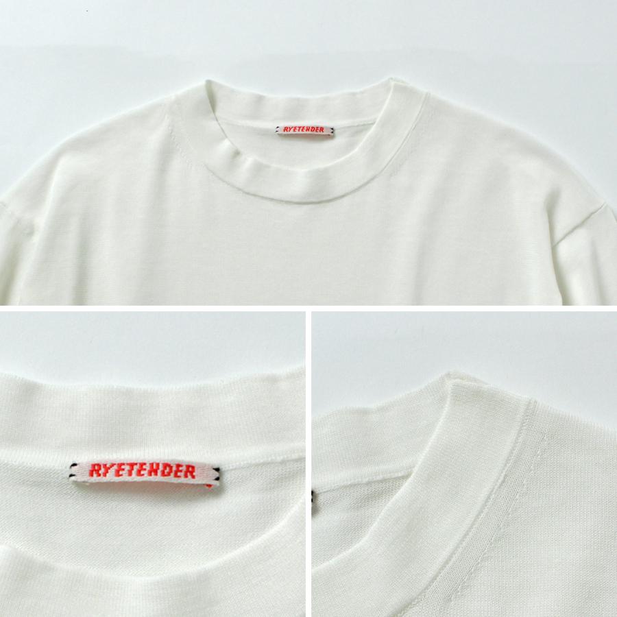 RYE TENDER（ライテンダー） マーサー ロングスリーブ ニットTシャツ / 長袖 メンズ ボーダー コットンニット MERCER L/S TEE | RYE TENDER | 18