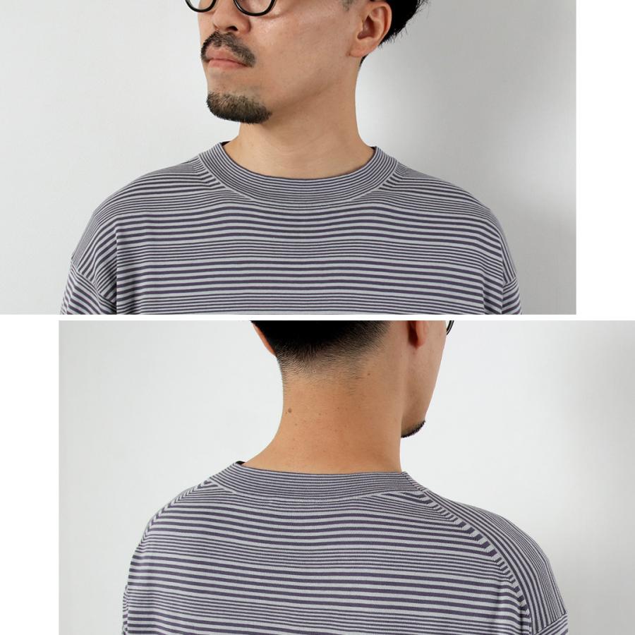 RYE TENDER（ライテンダー） マーサー ロングスリーブ ニットTシャツ / 長袖 メンズ ボーダー コットンニット MERCER L/S TEE | RYE TENDER | 12