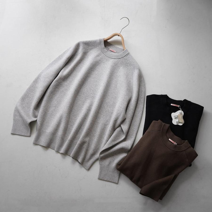 RYE TENDER（ライテンダー） マディソン ニットスウェット / メンズ 長袖 カシミヤ コットン ラグラン MADISON SWEATER | RYE TENDER | 04