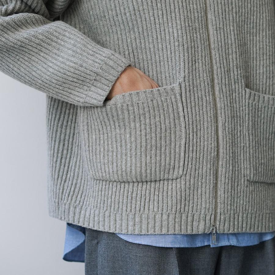 RYE TENDER（ライテンダー） ジェローム ジャケット 両畦編みフルジップブルゾン / カーディガン メンズ レディース | RYE TENDER | 14