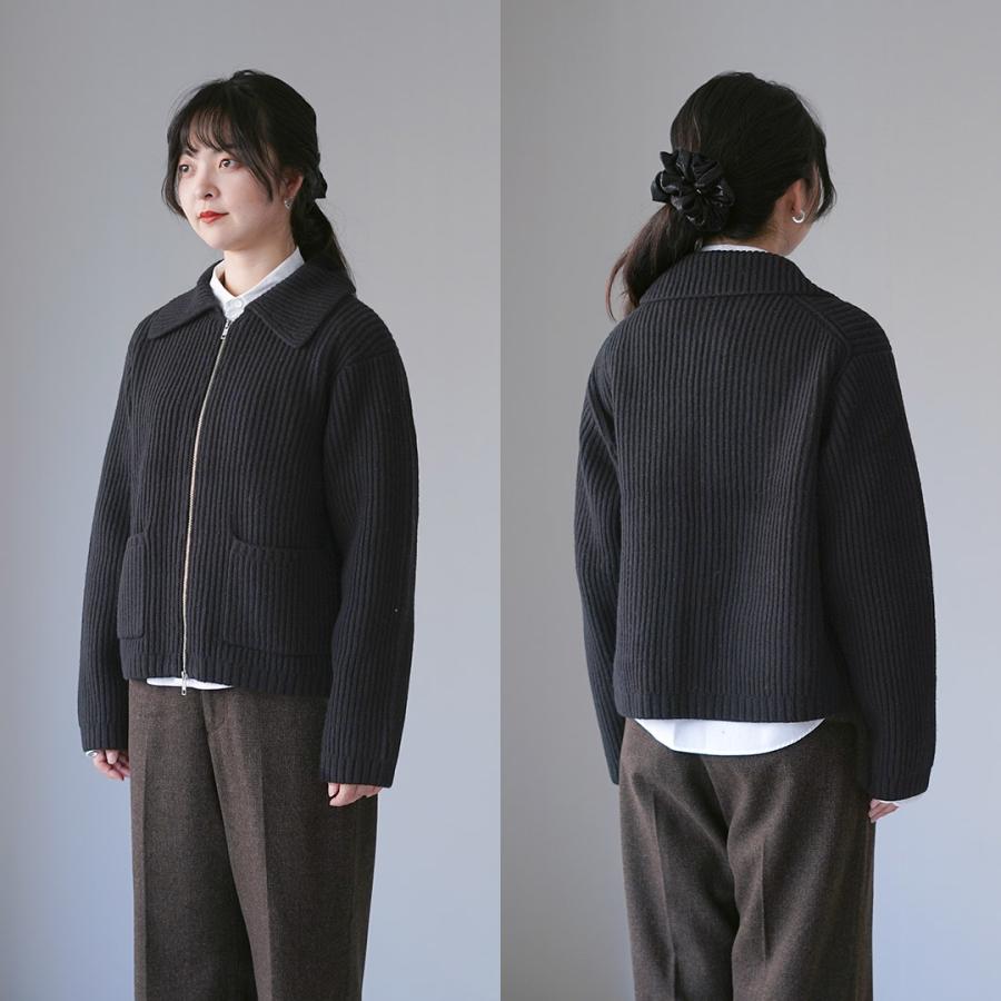 RYE TENDER（ライテンダー） ジェローム ジャケット 両畦編みフルジップブルゾン / カーディガン メンズ レディース | RYE TENDER | 16