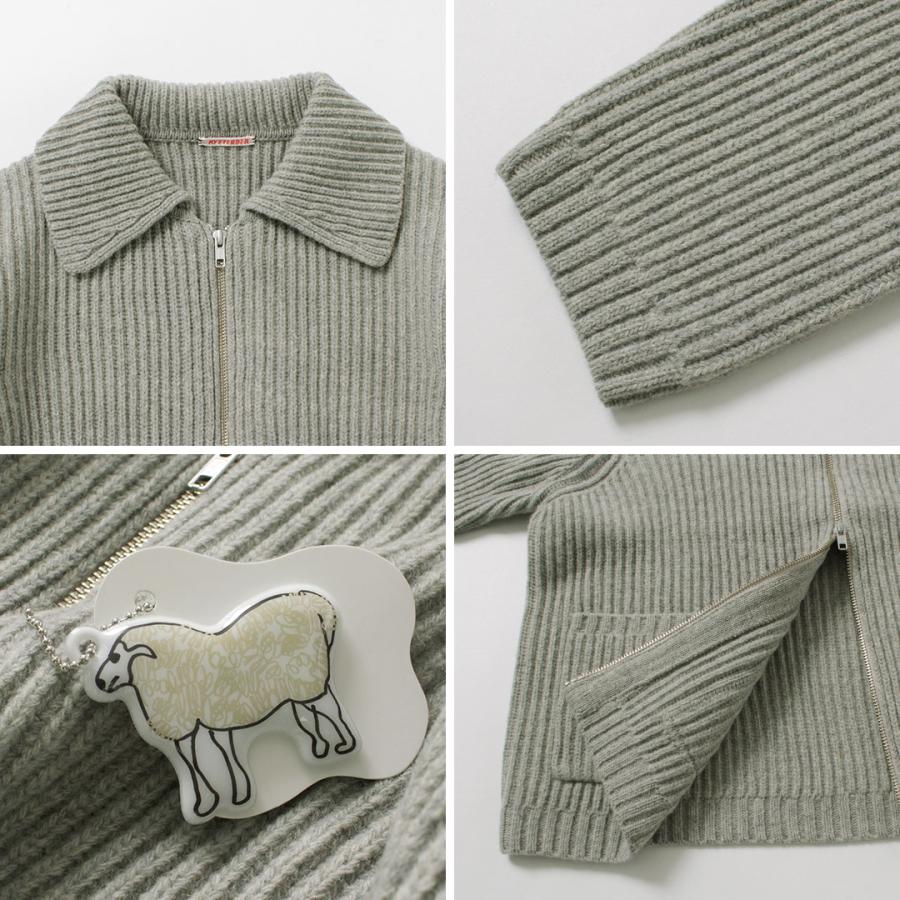 RYE TENDER（ライテンダー） ジェローム ジャケット 両畦編みフルジップブルゾン / カーディガン メンズ レディース | RYE TENDER | 17