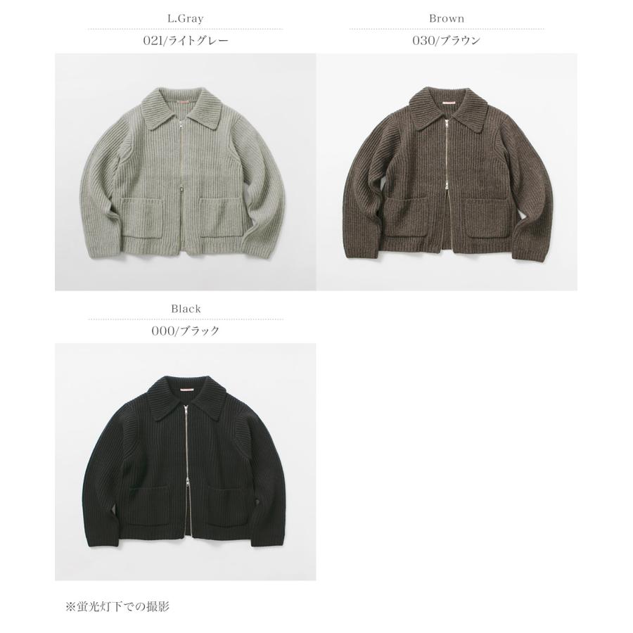 RYE TENDER（ライテンダー） ジェローム ジャケット 両畦編みフルジップブルゾン / カーディガン メンズ レディース | RYE TENDER | 04