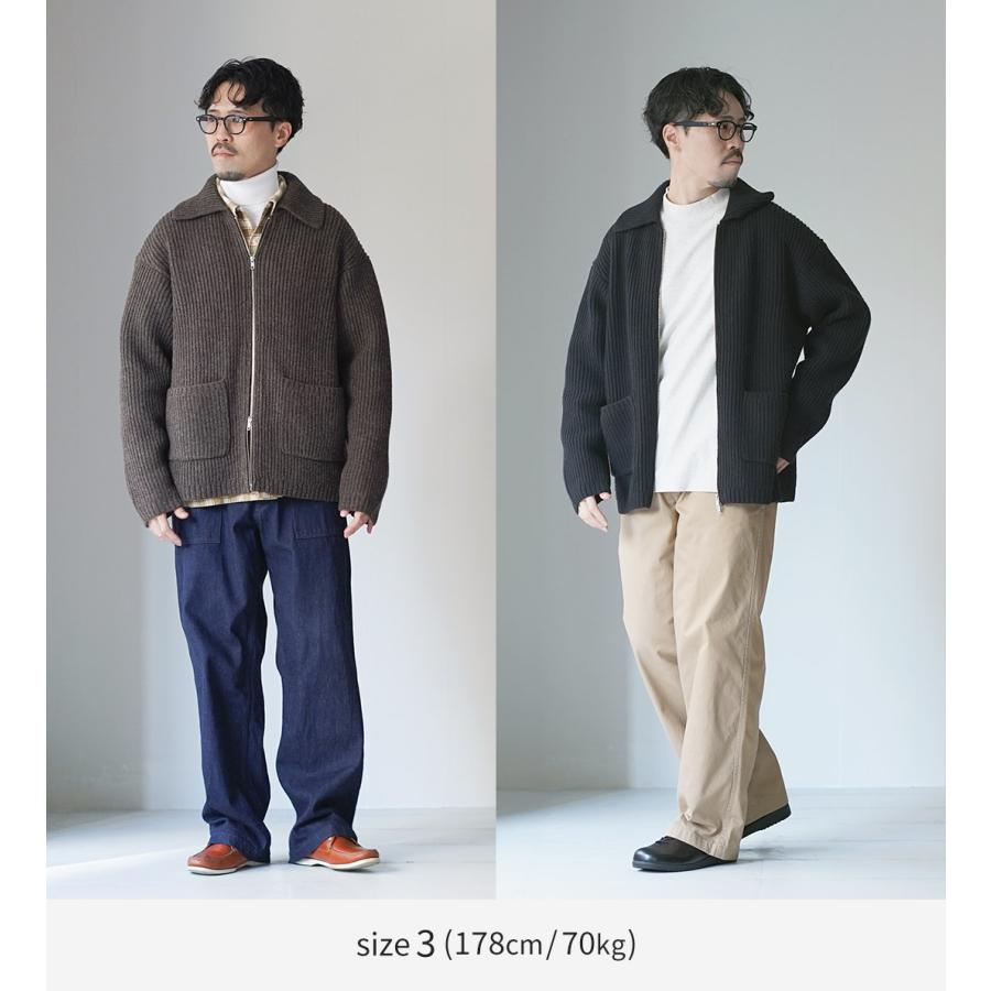 RYE TENDER（ライテンダー） ジェローム ジャケット 両畦編みフルジップブルゾン / カーディガン メンズ レディース | RYE TENDER | 06