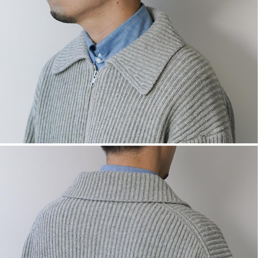 RYE TENDER（ライテンダー） ジェローム ジャケット 両畦編みフルジップブルゾン / カーディガン メンズ レディース | RYE TENDER | 11