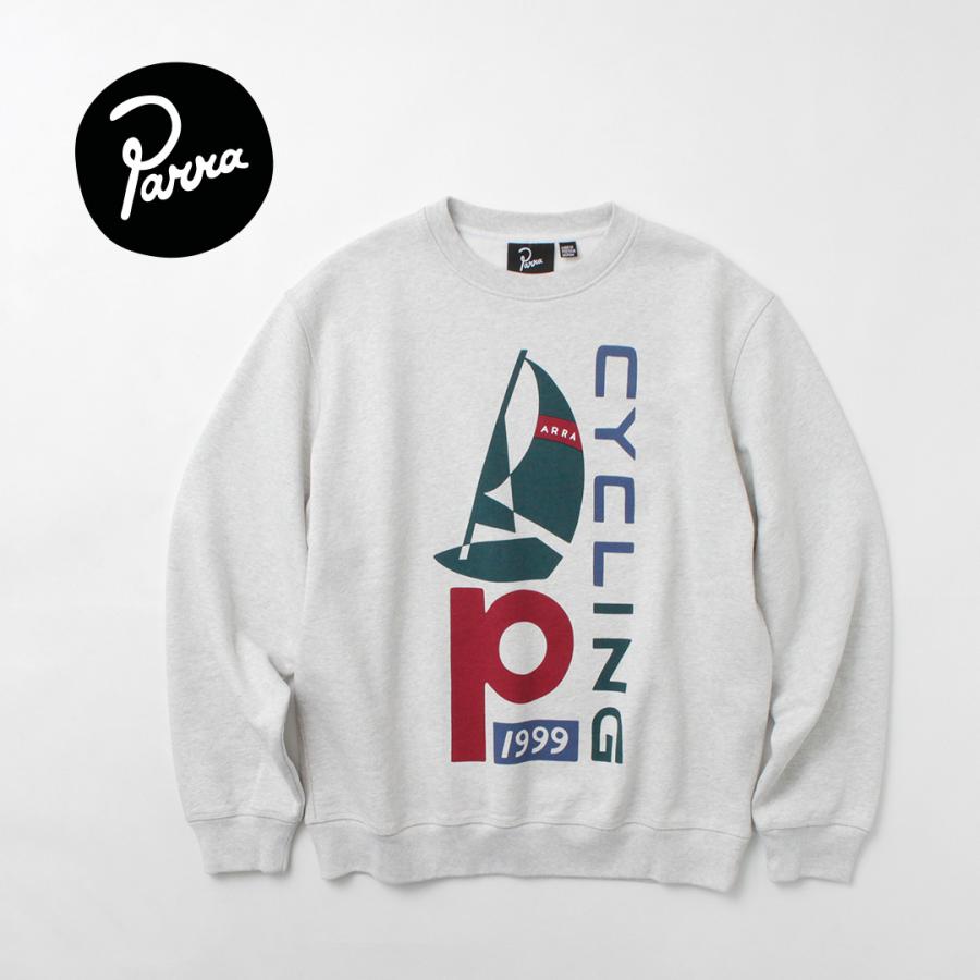 BY PARRA（バイパラ） セイルバイク クルーネックスウェット / メンズ スウェット プリント 裏起毛 | By Parra
