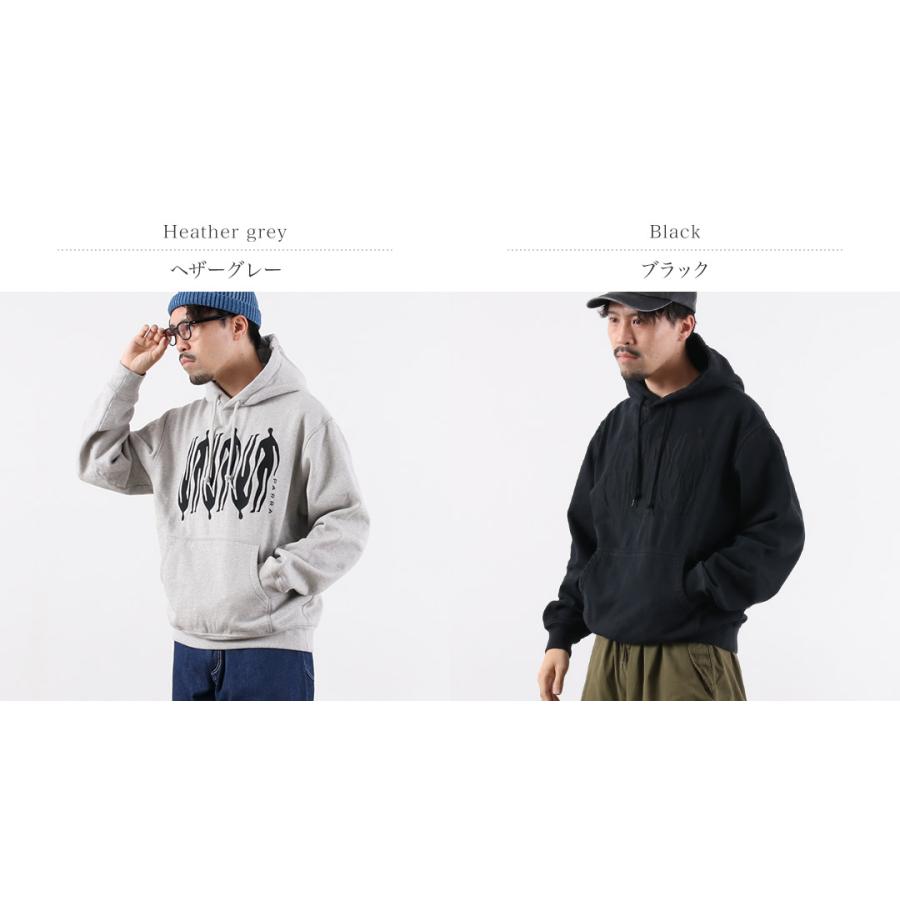 BY PARRA（バイパラ） コネクテッドガイ フードスウェット / プルオーバー パーカー メンズ 裏起毛 | By Parra | 03