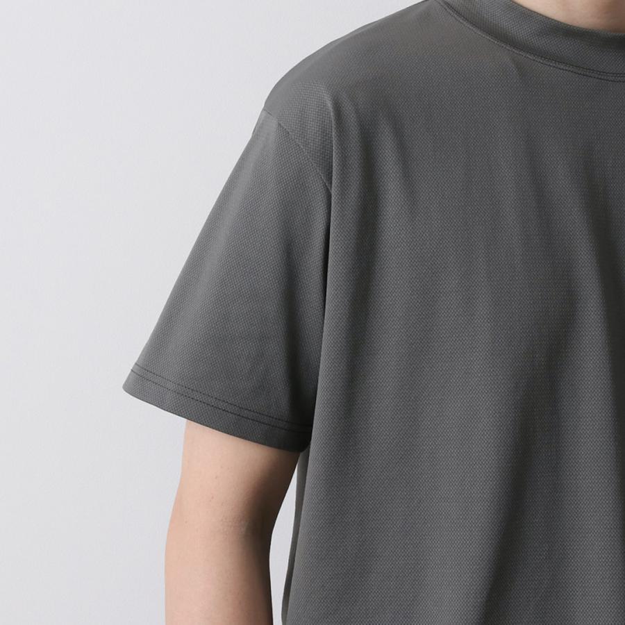 RAG（ラグ） ソフトクール モックネック ショートスリーブTシャツ / 半袖 トップス メンズ 接触冷感 吸汗速乾 伸縮 汗染み | RAG | 11