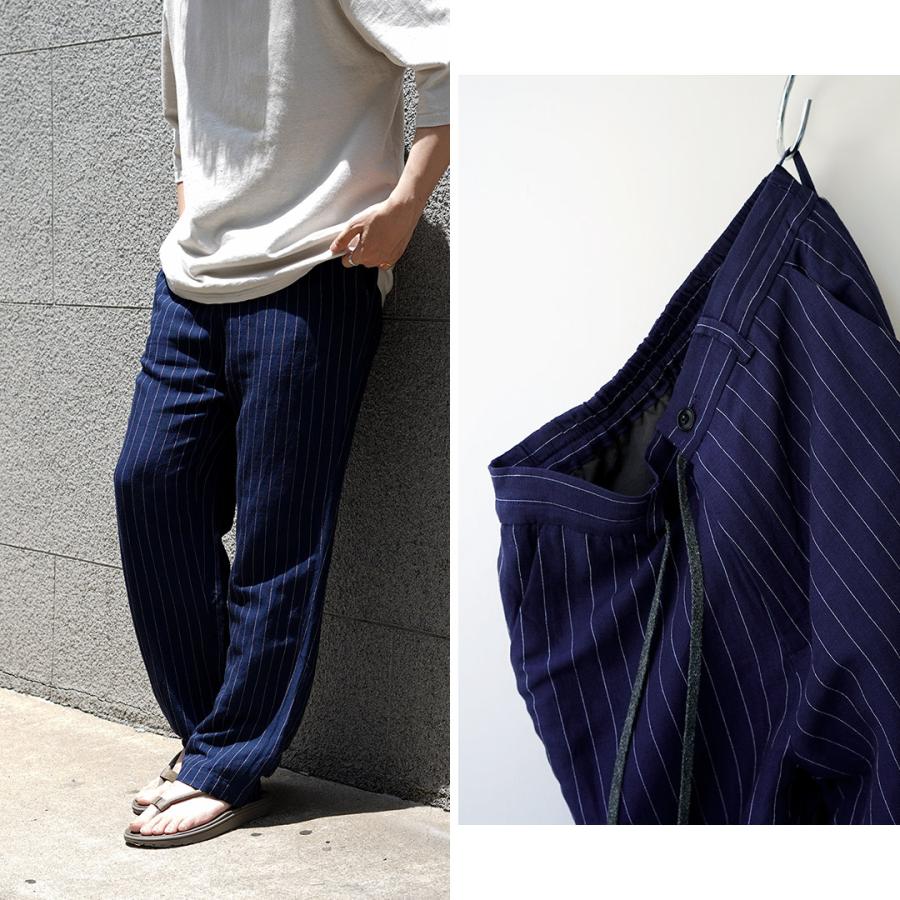 KEMA DESIGNS（ケマデザインズ） ビスコースリネン イージートラウザー / メンズ イージーパンツ 涼しい 日本製 | kema designs | 04