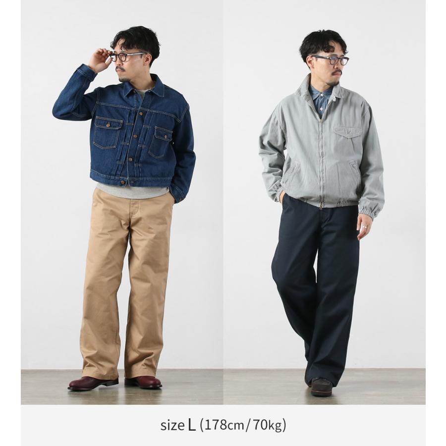 JAPAN BLUE JEANS（ジャパンブルージーンズ） 別注 プレミアムハイカウント ワイドチノパンツ / メンズ パンツ 日本製 | JAPAN BLUE JEANS | 05