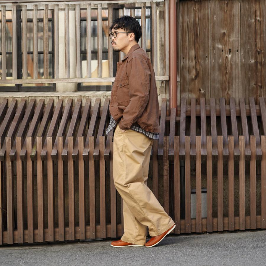 JAPAN BLUE JEANS（ジャパンブルージーンズ） 別注 プレミアムハイカウント ワイドチノパンツ / メンズ パンツ 日本製 | JAPAN BLUE JEANS | 06