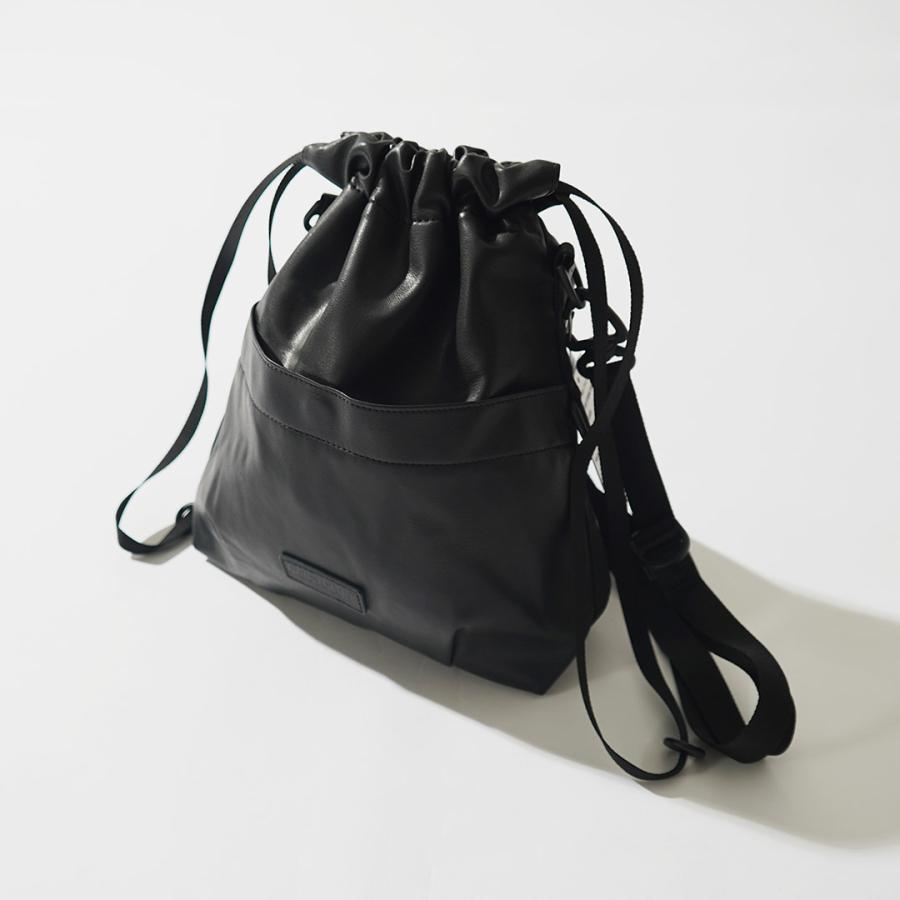 BAICYCLON BY BAGJACK（バイシクロン バイ バッグジャック） BCL-114 ドローストリングバッグ シンセティックレザー / 巾着 | BAICYCLON by Bagjack | 12