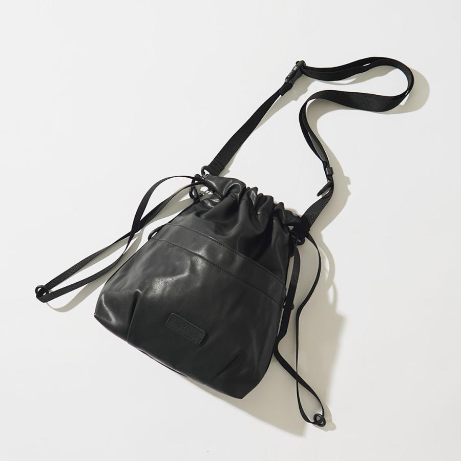 BAICYCLON BY BAGJACK（バイシクロン バイ バッグジャック） BCL-114 ドローストリングバッグ シンセティックレザー / 巾着 | BAICYCLON by Bagjack | 02