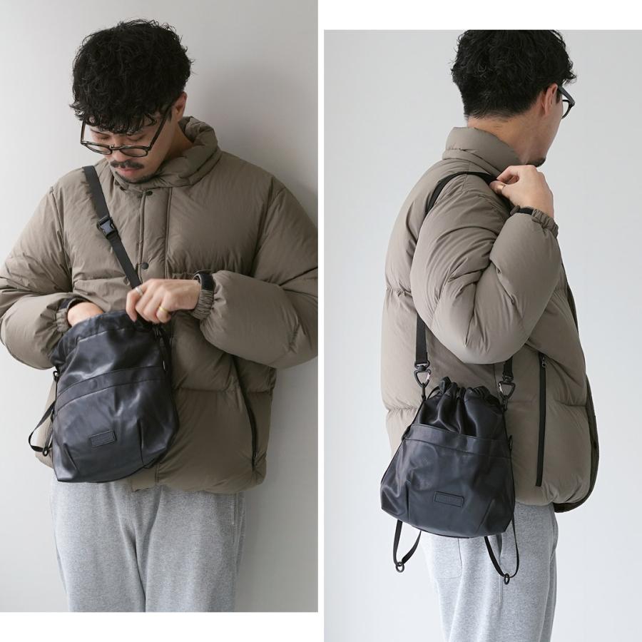 BAICYCLON BY BAGJACK（バイシクロン バイ バッグジャック） BCL-114 ドローストリングバッグ シンセティックレザー / 巾着 | BAICYCLON by Bagjack | 04