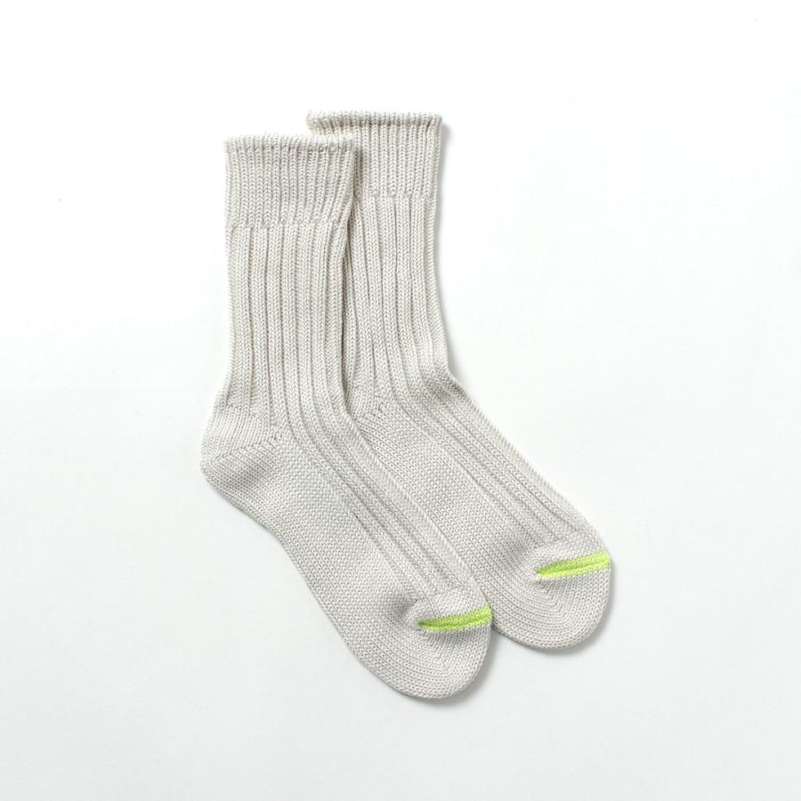 ROTOTO（ロトト） チャンキー リブクルーソックス / メンズ ウィメンズ 靴下 ユニセックス コットン CHUNKY RIBBED CREW SOCKS | ROTOTO | 08