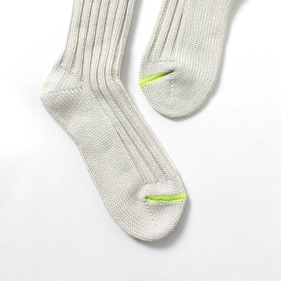 ROTOTO（ロトト） チャンキー リブクルーソックス / メンズ ウィメンズ 靴下 ユニセックス コットン CHUNKY RIBBED CREW SOCKS | ROTOTO | 13