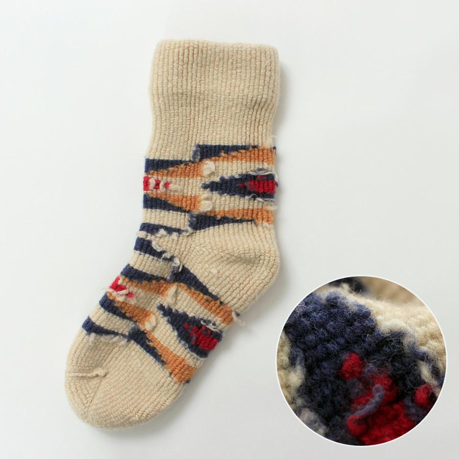 ROTOTO（ロトト） メリノラムウール ルームソックス ネイティブ / 靴下 メンズ レディース 柄 ギフト 日本製 R1546 | ROTOTO | 11