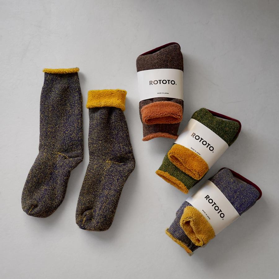 ROTOTO（ロトト） リバーシブル パイルソックス / 靴下 メンズ ウィメンズ ユニセックス 肉厚 RIVERSIBLE PILE SOCKS | ROTOTO | 17