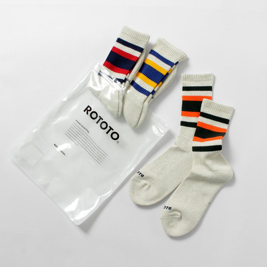 ROTOTO（ロトト） 3パック エブリデイ アスレチック ソックス / 靴下 メンズ レディース 3足セット 日本製 | ROTOTO | 04