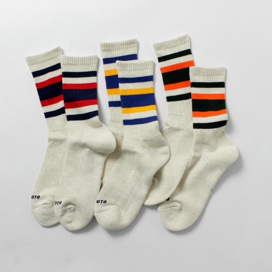 ROTOTO（ロトト） 3パック エブリデイ アスレチック ソックス / 靴下 メンズ レディース 3足セット 日本製 | ROTOTO | 10