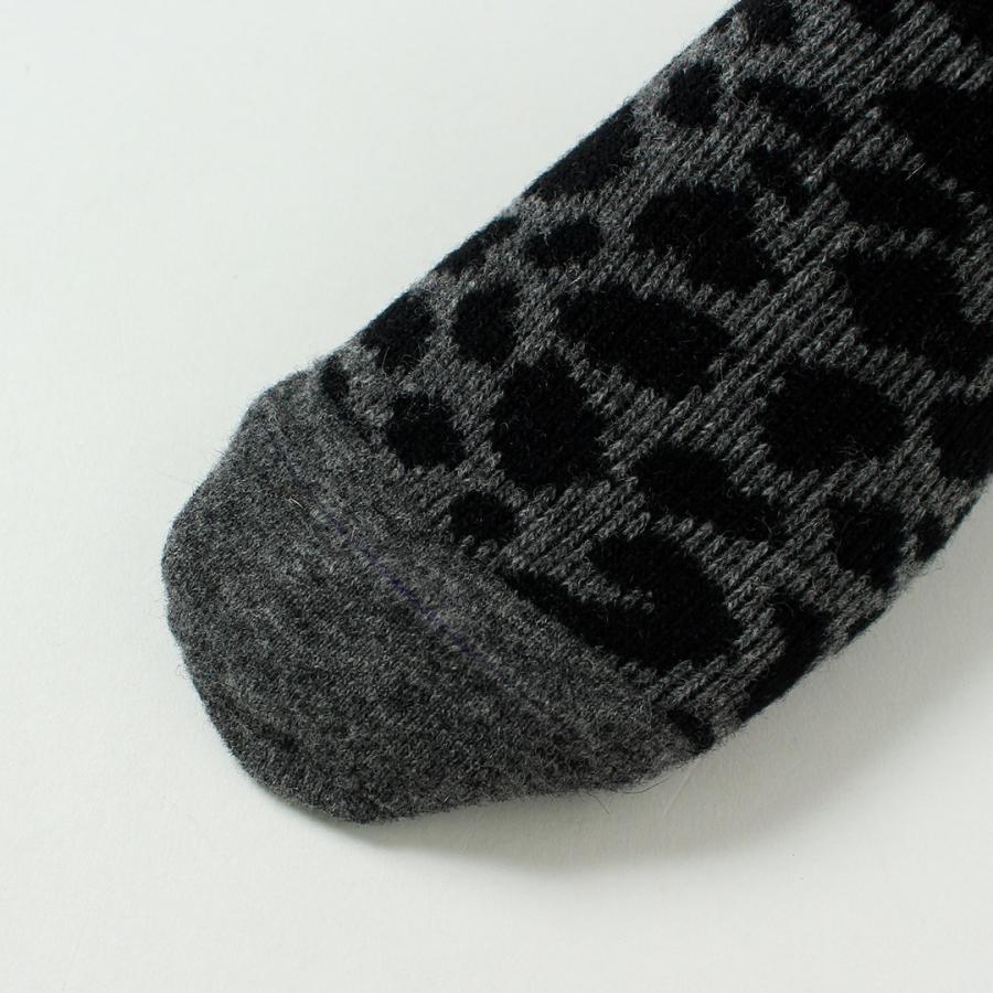 ROTOTO（ロトト） レオパードパターン メリノソックス / 靴下 メンズ ウィメンズ ユニセックス 柄ソックス | ROTOTO | 14