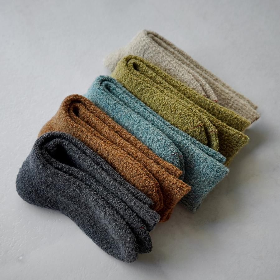 ROTOTO（ロトト） メリノ ブークレ ソックス / 靴下 メンズ ウィメンズ ユニセックス MERINO BOUCLE SOCKS | ROTOTO | 09