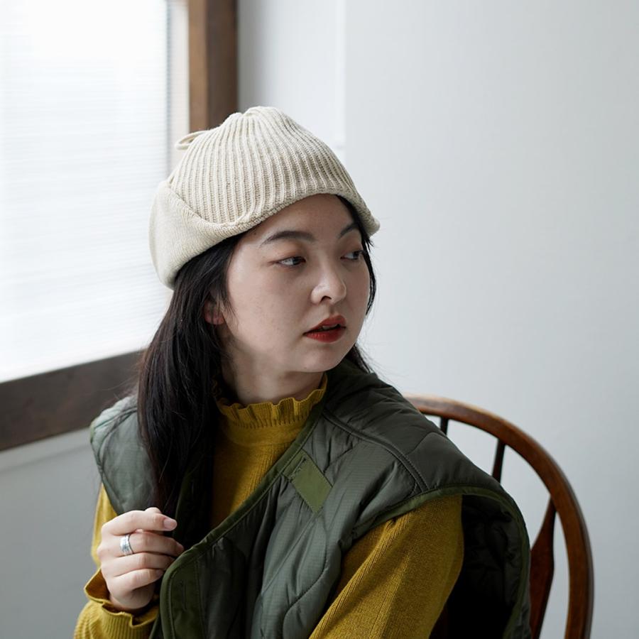 ROTOTO（ロトト） イヤーフラップ ビーニー / ニット帽 帽子 メンズ レディース 綿 日本製 R5115 EAR FLAP BEANIE | ROTOTO | 14