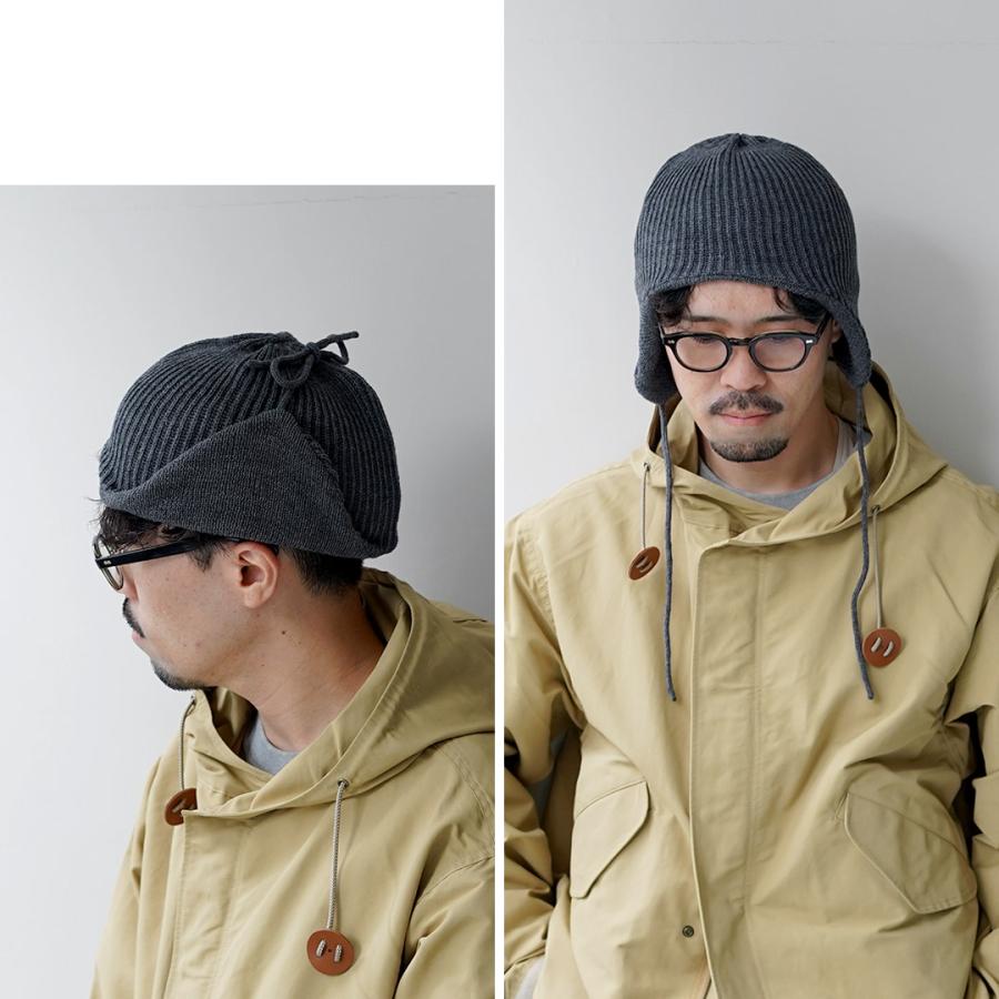 ROTOTO（ロトト） イヤーフラップ ビーニー / ニット帽 帽子 メンズ レディース 綿 日本製 R5115 EAR FLAP BEANIE | ROTOTO | 06