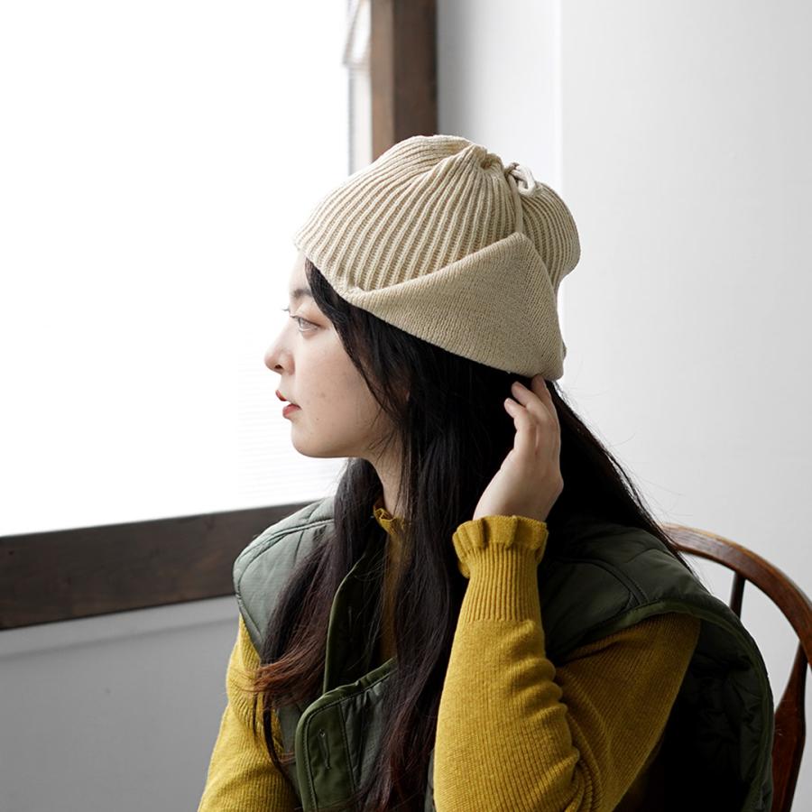 ROTOTO（ロトト） イヤーフラップ ビーニー / ニット帽 帽子 メンズ レディース 綿 日本製 R5115 EAR FLAP BEANIE | ROTOTO | 08