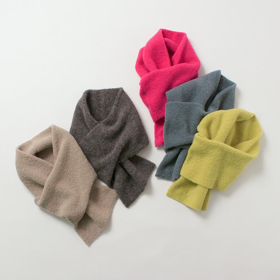ROTOTO（ロトト） アルパカ ブークレ ショートマフラー / メンズ レディース 無地 日本製 R5152 ALPACA BOUCLE SHORT MUFFLER | ROTOTO | 07