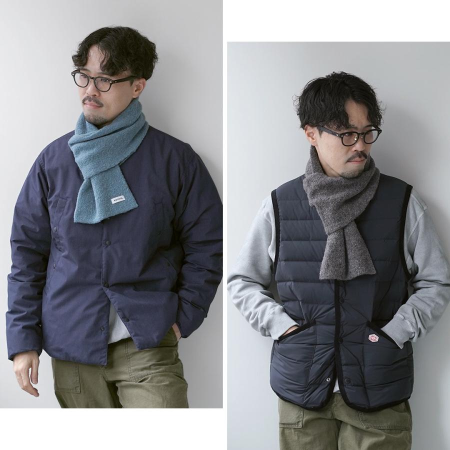 ROTOTO（ロトト） アルパカ ブークレ ショートマフラー / メンズ レディース 無地 日本製 R5152 ALPACA BOUCLE SHORT MUFFLER | ROTOTO | 08